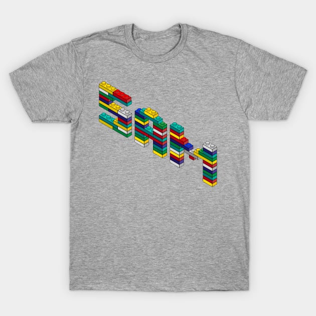 Sam made from building bricks T-Shirt by Markaneu